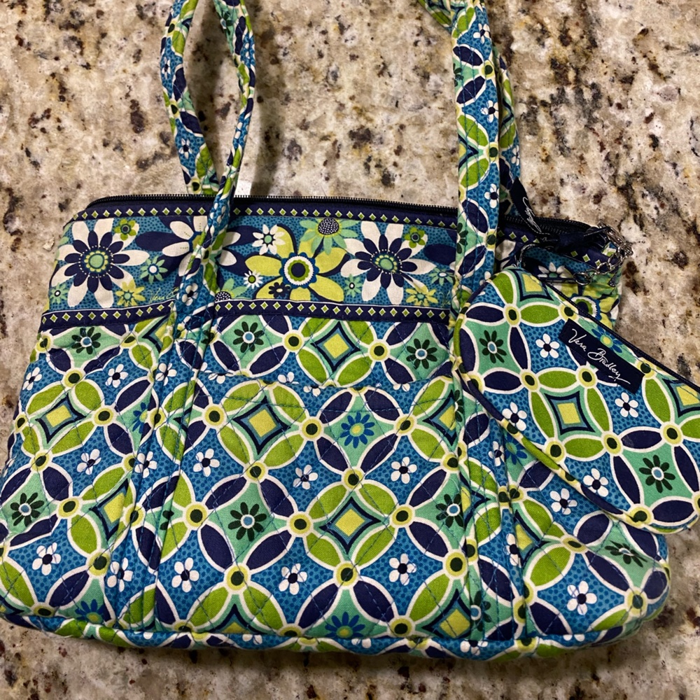 Vera Bradley Shoulder Bag and Change Purse